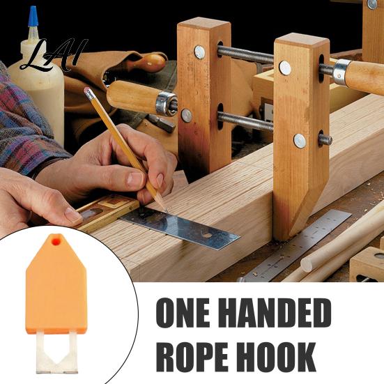 Rope Fixing End Hook 1/2Pcs Anchoring for Chalk Line One Handed Line Plastic Layout Tool Instant Carpentry Woodworking Tool