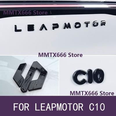 Для Leapmotor C10 ABS глянцевый черный Автомобильный Знак Буква Наклейка Черный Воин Аксессуары для Внешней Модификации