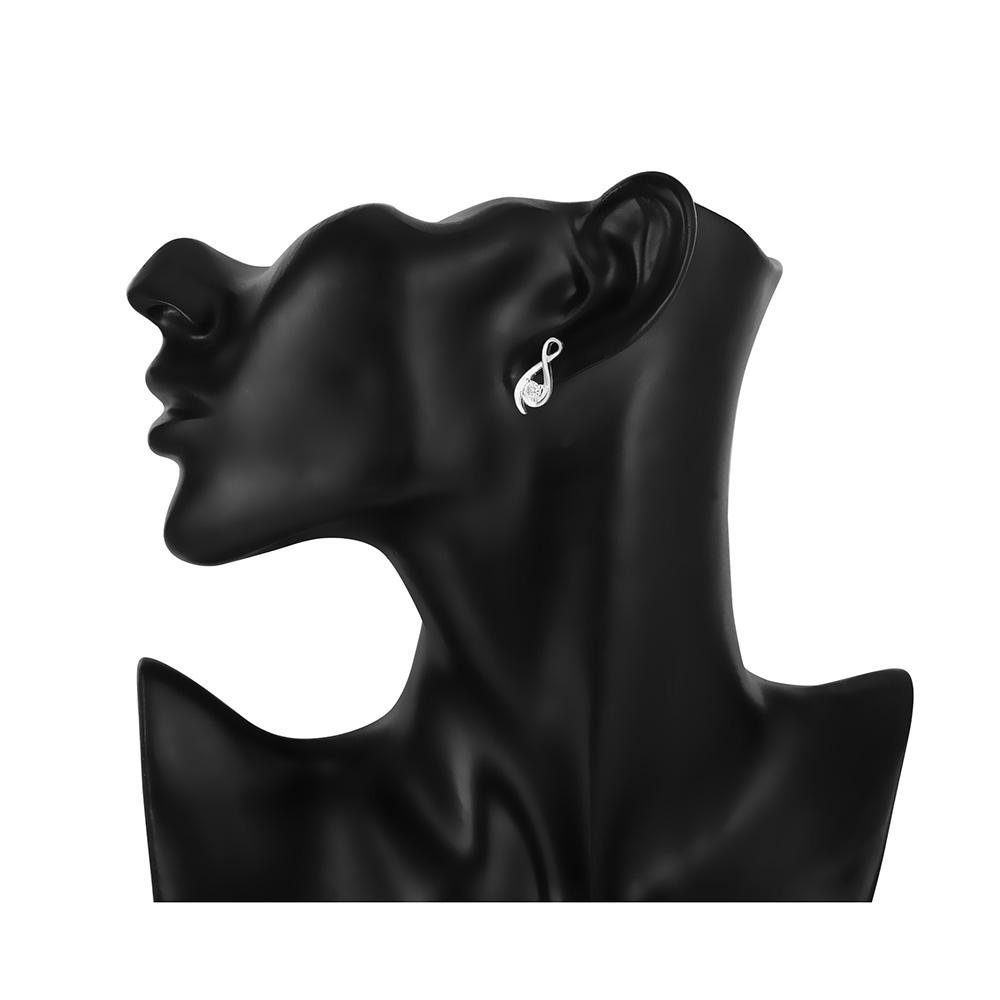 Новые серьги из стерлингового серебра 925 пробы для женщин, ювелирные изделия высокого качества, изысканные циркониевые серьги-гвоздики, рождественские подарки