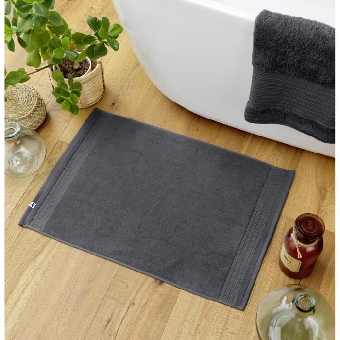 Tapis de bain coton bio Garance Orage