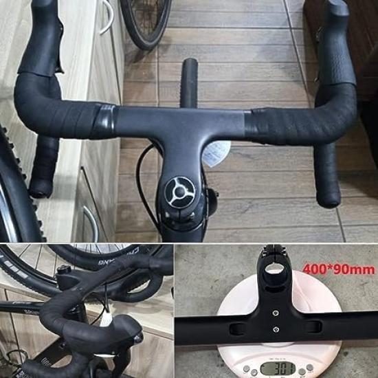 RXL SL Handlebar Integrated Bicycle Carbon Handle Drop Handle Stem Integrated Front Fork Inner Diameter Handlebar Carbon Ultra Light Bike Parts UD