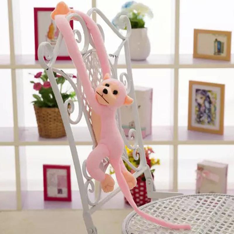 60 см Длинные руки хвост обезьяны мягкие плюшевые занавески ребенок спящий успокаивающие игрушки животные украшение автомобиля День святого Валентина Gi