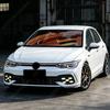 For Volkswagen Golf 8 MK8 GTI R-Line 2021 2022 2023 2024 Automobile Fang Style Front Bumper Air Knife Body Modification Kit