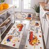 Осень День Благодарения Красный грузовик Тыква Кухонные коврики Декор Осенний урожай Кухня Прихожая Напольный коврик Ванная Нескользящий придверный коврик Украшение