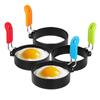 1PC Round Stainless Steel Fried Egg Mold Handheld Pancake Omelette Mould Rings DIY Breakfast Kitchen Baking Cooking Tools