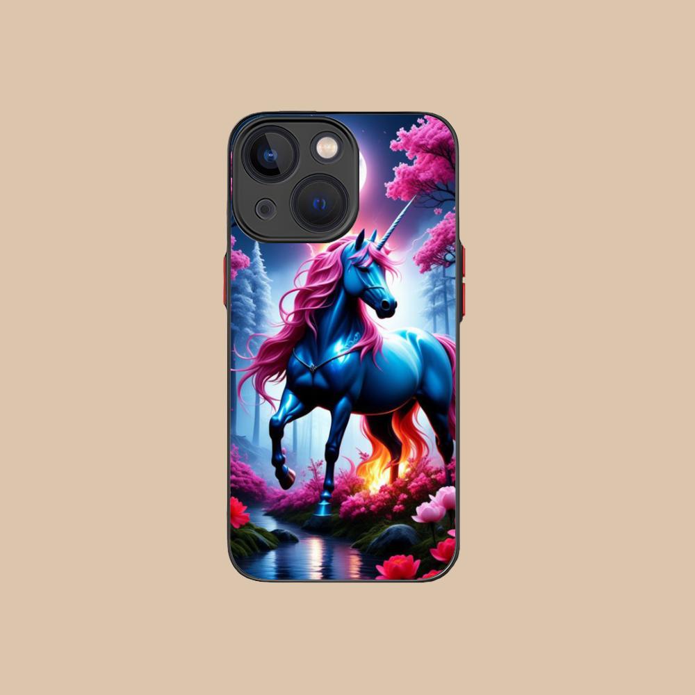 Фантазийный чехол для телефона с единорогом для iPhone 17 16 15 14 13 12 11 X XR XS 8 7 Air Pro Max Plus Mini Цветной силиконовый чехол