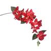 1PC Realistic Artificial Flowers UV Resistant Fake Silk Silk Bougainvillea Blossom Tree Branch 80cm Long Trailing