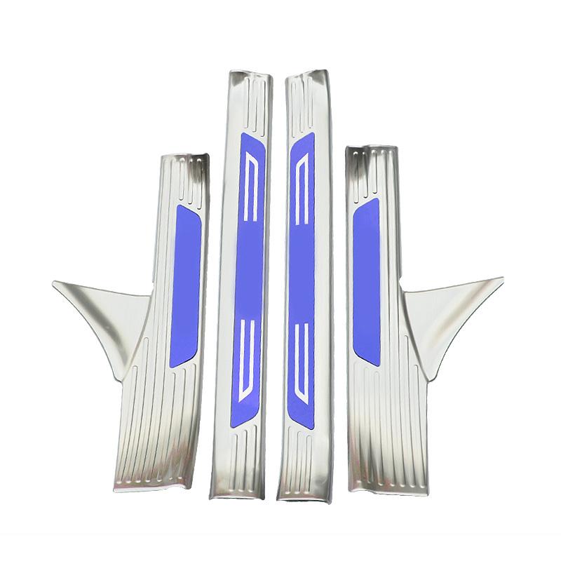 Для Toyota Corolla E210 2022 2023 Нержавеющая сталь накладка на порог автомобиля из нержавеющей стали, накладка на педали