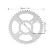 Steel Rear Chain Sprocket 428 48T Sprocket Cog Durable Motorcycle Sprocket  ATV Karting DIY