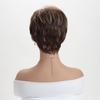 Короткие пикси парики для белых женщин, смешанные светлые короткие парики с коричневыми синтетическими натуральными волосами, парики для женщин