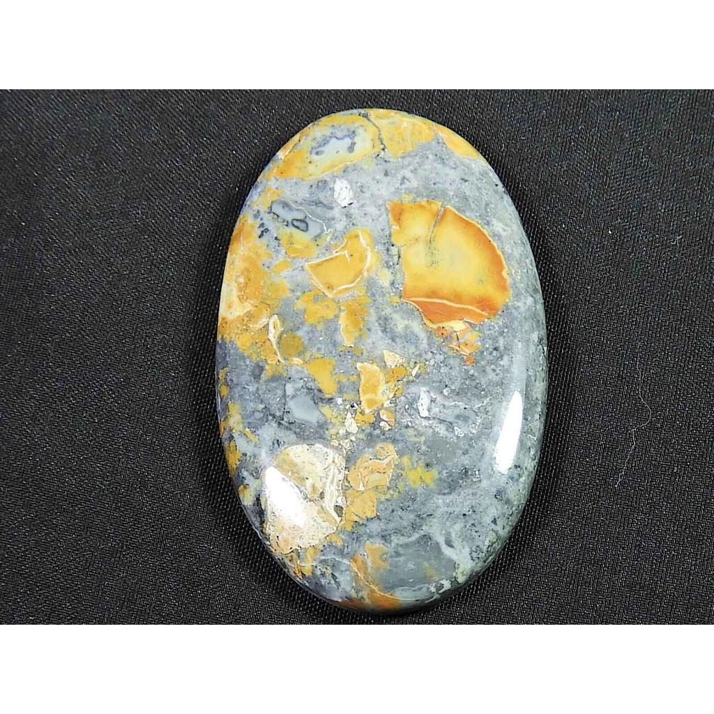 88Cts. Натуральный овальный кабошон малигано яшма Palm Crytsal 29X47MM SK-2667