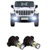 Front Fog Lights Wrangler JK JL 2010-2019 2PCS LED Car Front Fog Lamp Bulb