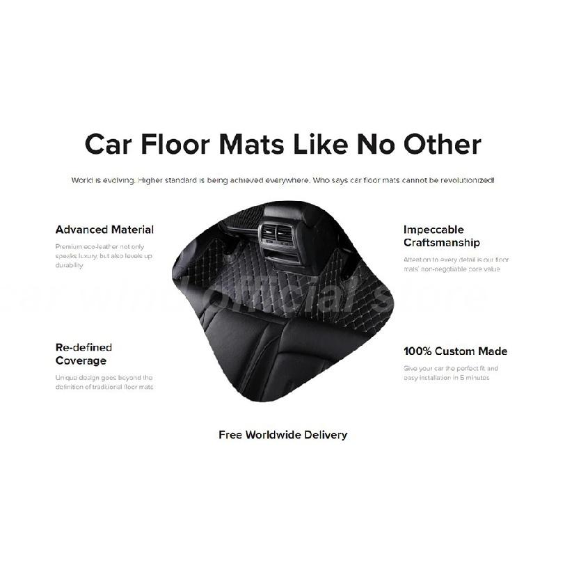 Кожаные автомобильные коврики на заказ для Nissan X Trail T32 2014-2017, ковры, подушечки для ног