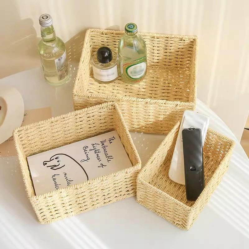 Storage Baskets Office Desk Accessorie Organizers Bedroom Storage Box Kitchen Organizer Home Storage Supplies Room Decor