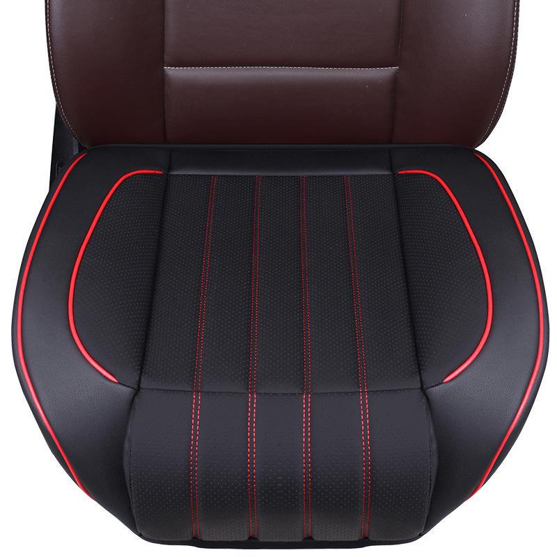 Universal Four-Season Perforated Microfiber Leather Car Seat Cushion Set for Five Seats