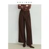 High Waisted Straight Leg Pants