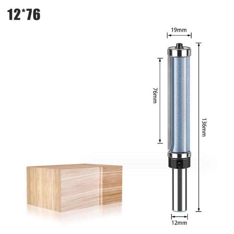 1/2 дюйма, 12 мм, длинное лезвие с хвостовиком, фреза с 3 лезвиями, фреза для промывки, деревообрабатывающий режущий инструмент