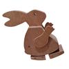 Handmade Walking Wooden Animal Figurine Educational Rabbit Elephant Turtle Statue Funny