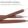 6-piece Pottery Tool Set Ceramic Clay Sculpture Modeling Art Scraper Tool Set for Drawing and Repairing Clay Sculptures