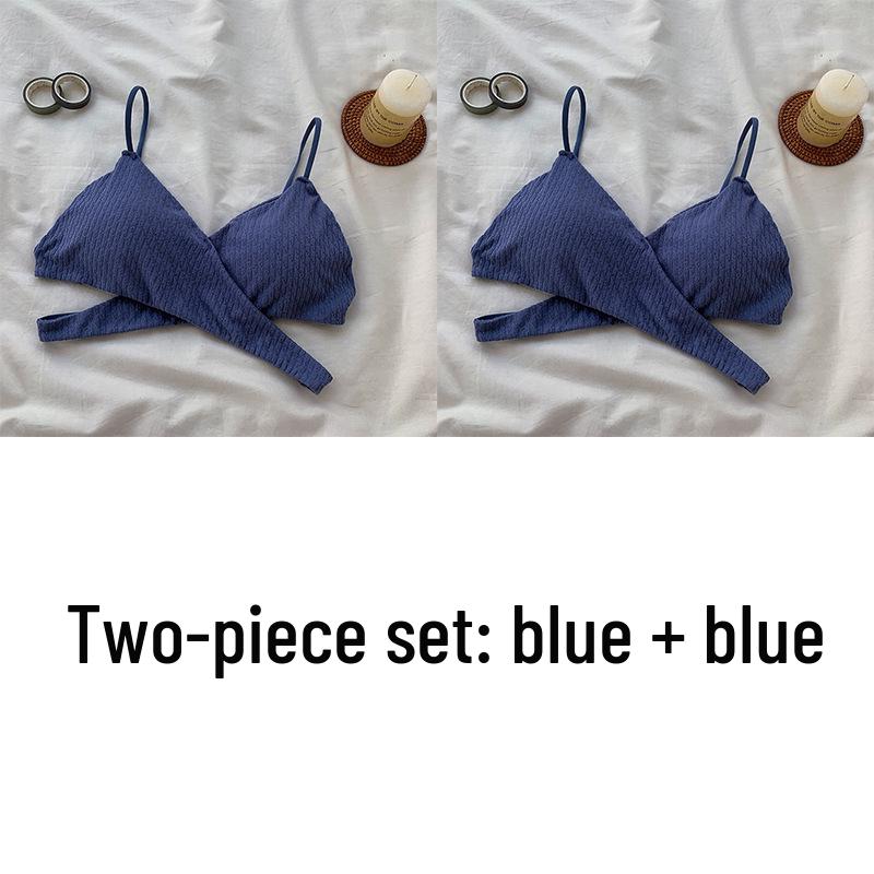 Cross-Back Spaghetti Strap Tube Top with Chest Pads - Sexy Strapless Hollow-Out Base Layer for Women