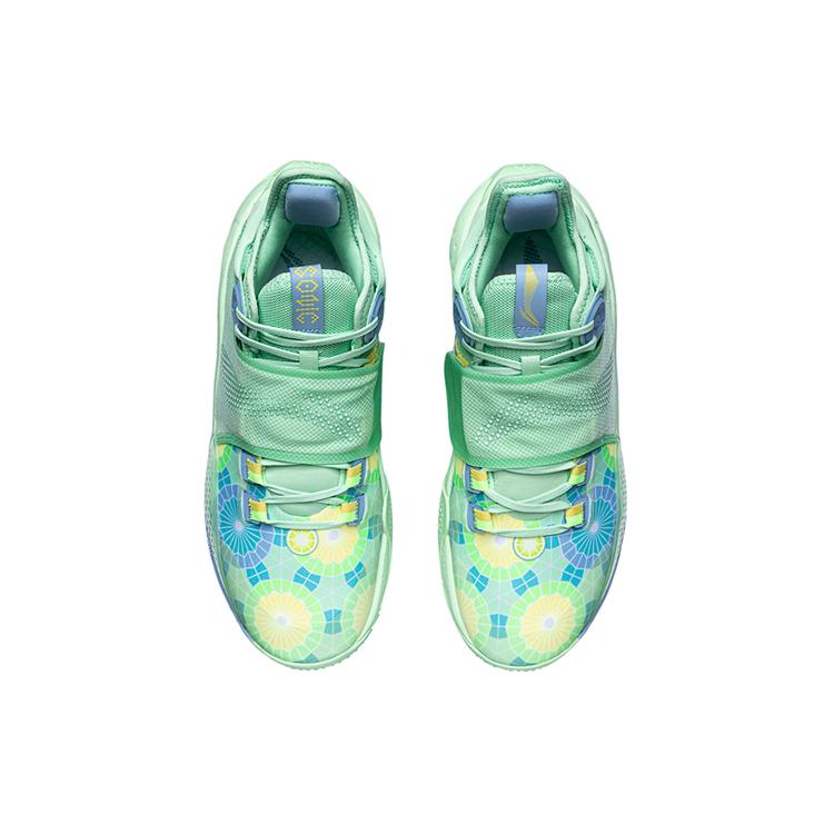 Баскетбольные кроссовки Li Ning SONIC 9 Мужские Средняя высота Мятно-зеленые ABAR011-E