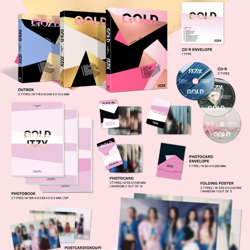 Itzy Золотой Стандарт 3 Набора