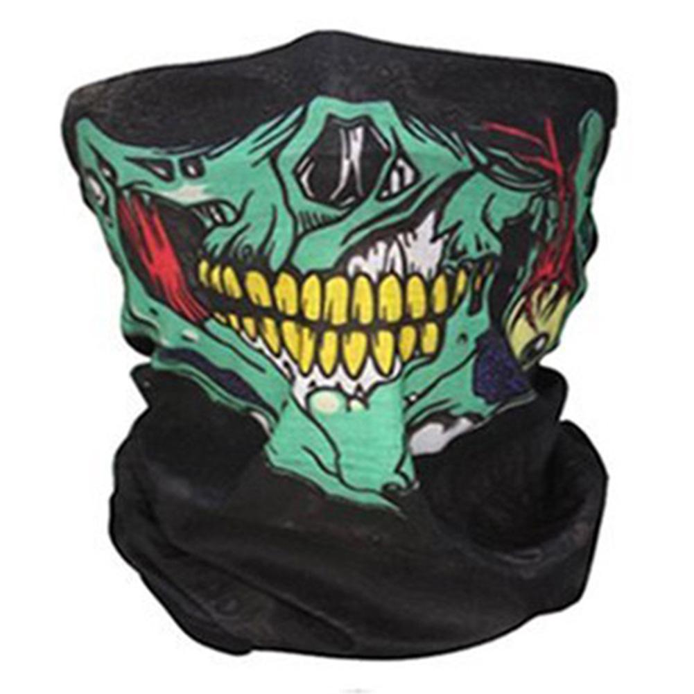 Multi-purpose Skull-head Pattern Magic Scarf Variable Seamless Turban/Mask Halloween Props