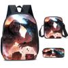 Мультяшная наплечная аниме-сумка пенал детский школьный рюкзак для ежедневного использования
