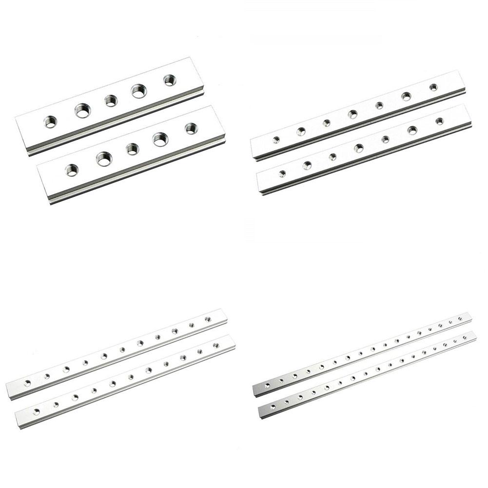 2 шт. 100 мм-450 мм Т-образный паз из алюминиевого сплава, подходит для деревообрабатывающего стола, циркулярной пилы, сверлильного стола, торцовочной пилы, фрезерного стола