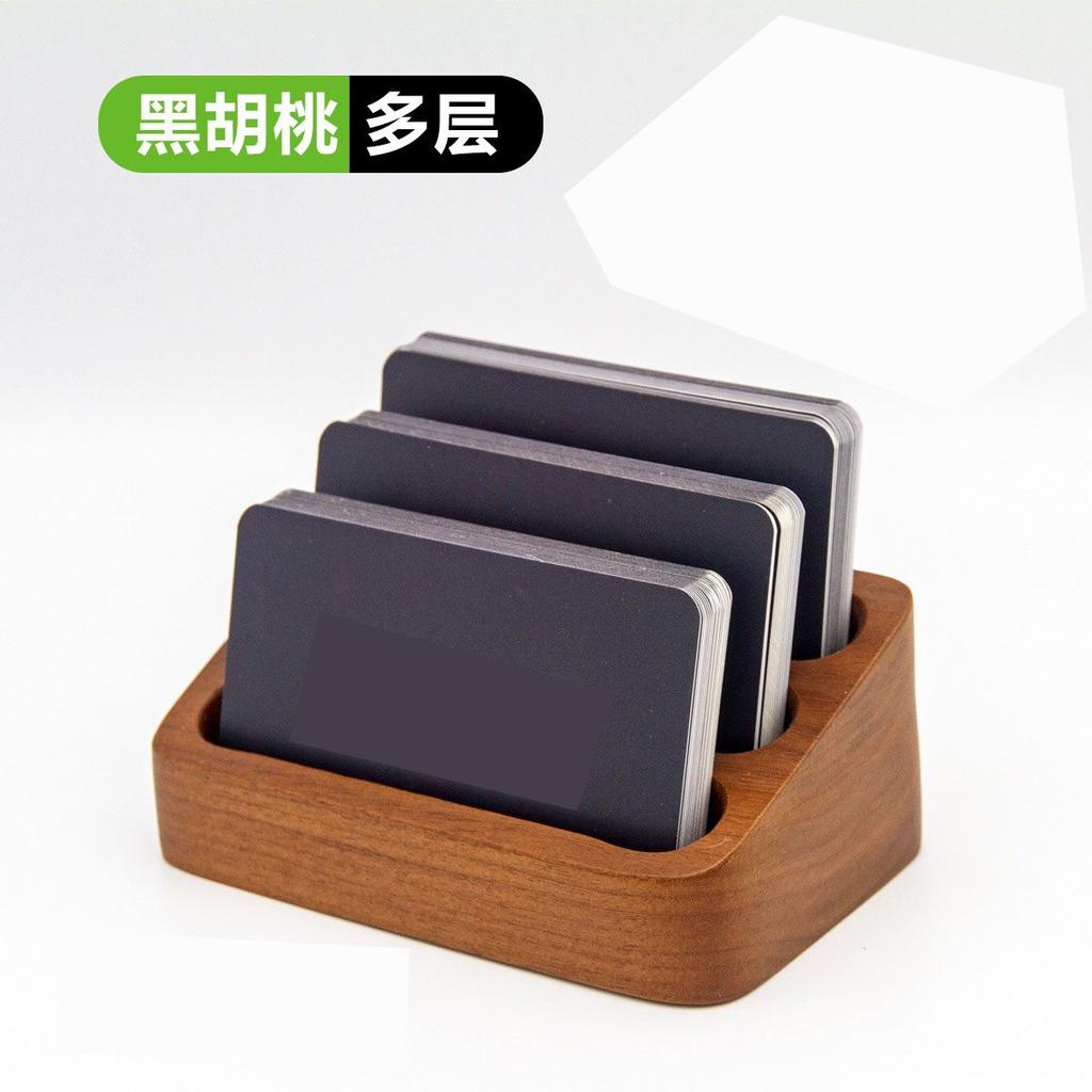 1pcs High end business desktop, front desk, business card box, business card stand, business card holder rack