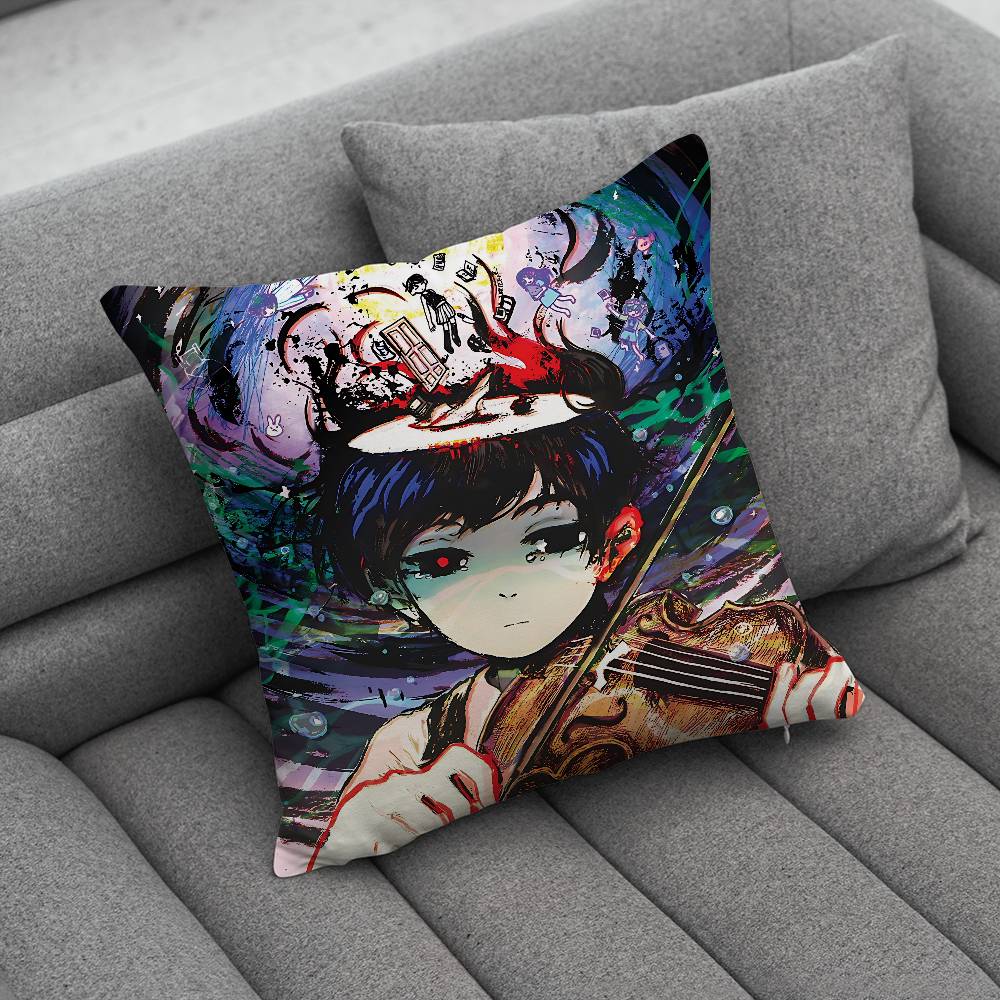 RPG Omori Cartoon pillowcase casual style decoration suitable for home decoration excluding pillow core