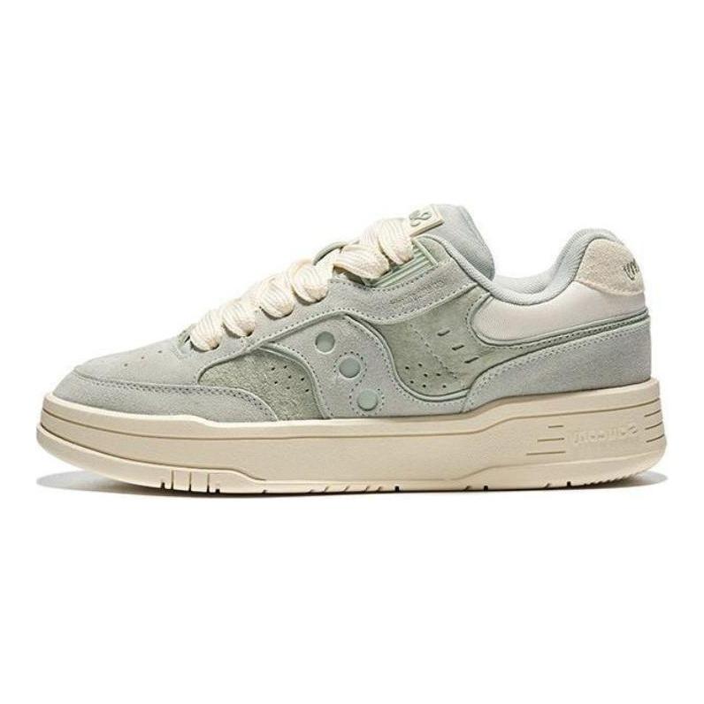 SAUCONY Chilltime Замшевые с круглым носком на шнуровке Спортивные амортизирующие низкие повседневные кроссовки Унисекс Зеленые S79045-5
