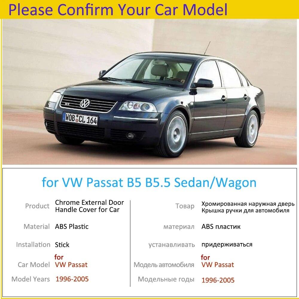 Chrome Handles Covers for Volkswagen VW Passat B5 B5.5 1996~2005 Accessories Stickers Car Styling 1997 1998 1999 2000 2001 2002