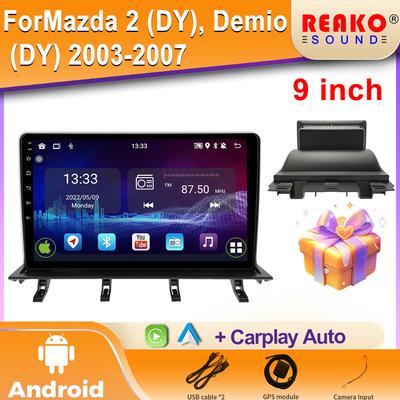 Андроид Мазда 2 (DY), Демио (DY) 2003-2007 Автомобильный Радиоприемник DSP GPS Мультимедиа Видео Плеер Беспроводной CarPlay Android Auto 2din Стерео