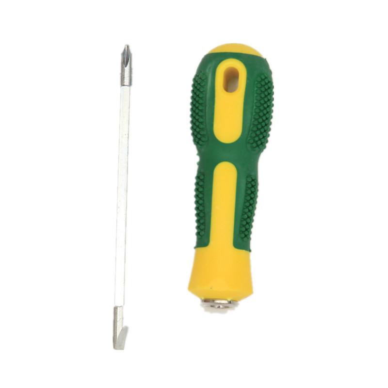 Multipurpose Massage Handle Dual-purpose Screwdriver with A Cross Shaped Burr and 4-inch Dual-purpose Screw Screw Driver Tools