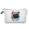 Women Dog Print Cosmetic Bag Toiletries Organize Travel Storage Case 6420