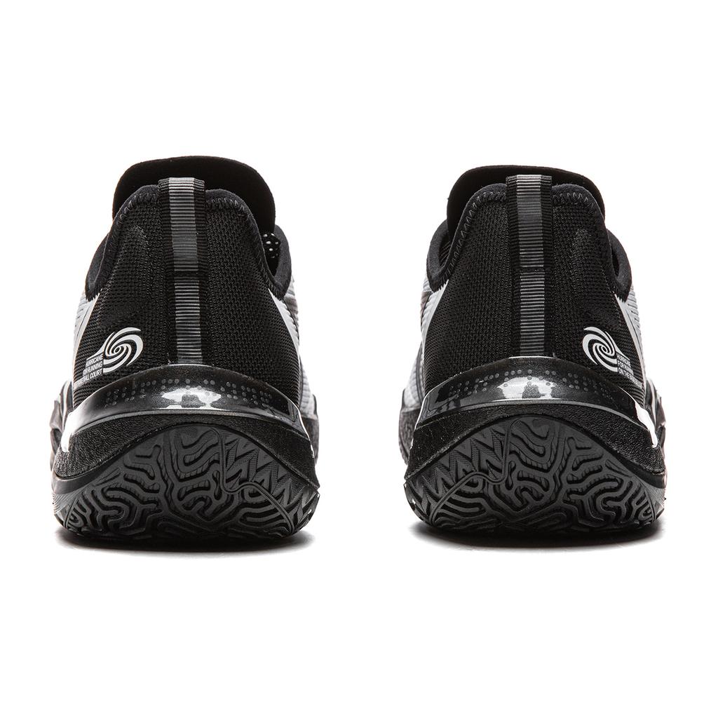 Li Ning Hurricane Storm Eye Технология Полной Подошвы Беговые Защитные Кроссовки Мужские Баскетбольные Кроссовки Белый Черный ABAU083-13