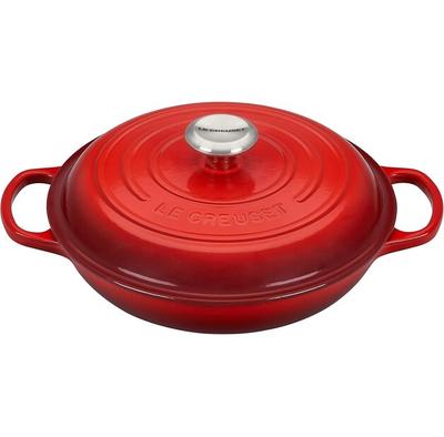 Сотейник Le Creuset чугунный круглый 26 см 2,2 л вишнево-красный (21180260602430)