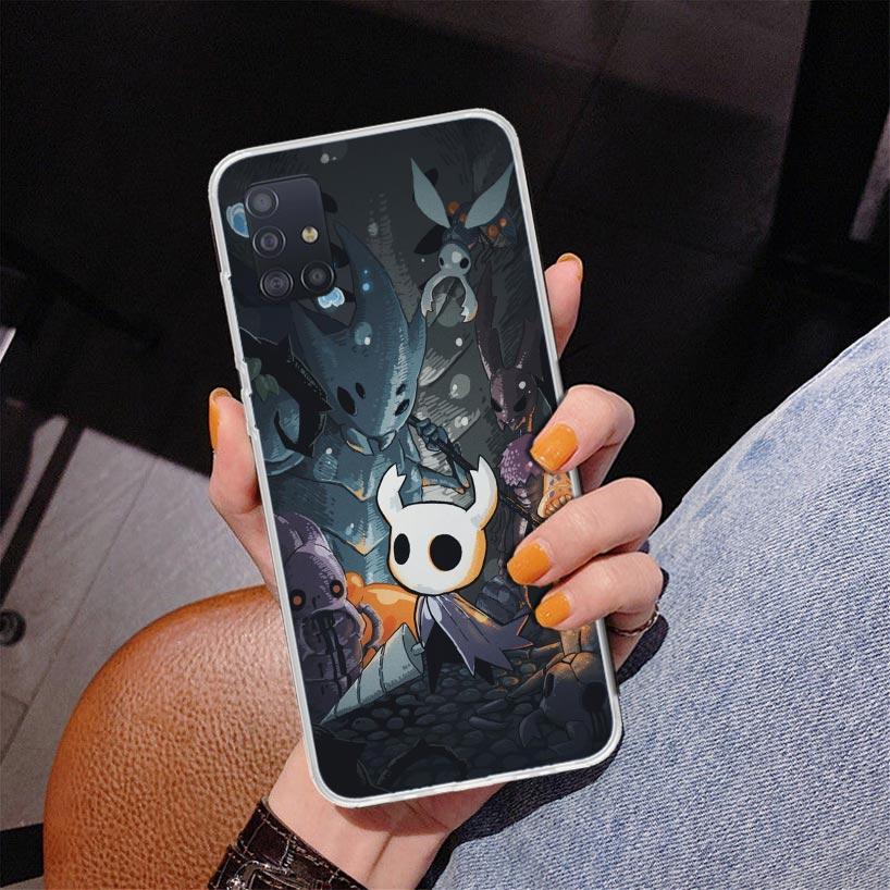 Мультяшный чехол для телефона Hollow Knight для Samsung Galaxy A52 A32 A22 A12 A51 A31 A50S A30S A20S A10S Note 20 Ultra 10 Plus S10 A72 A7
