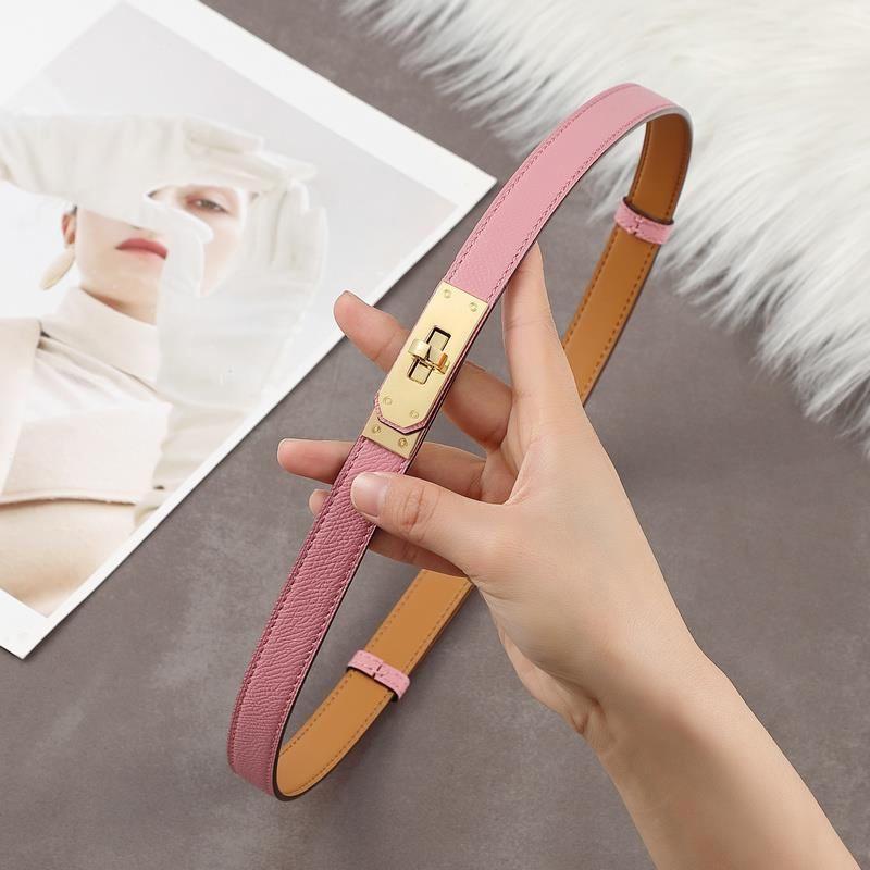 Women's Genuine Leather Kelly Belt - Versatile, Waist-Cinching, for Dresses & Coats