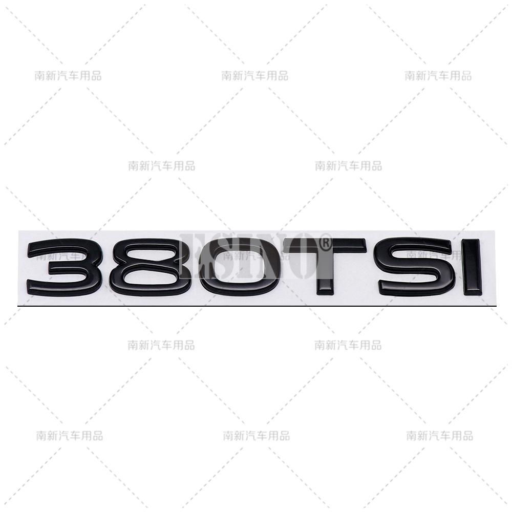 AABIO1 New Styling 3D 230 280 330 380 TSI Metal Alloy Adhesive Emblem Rear Trunk Badge Fender Sticker Car Body Decal for Volkswagen