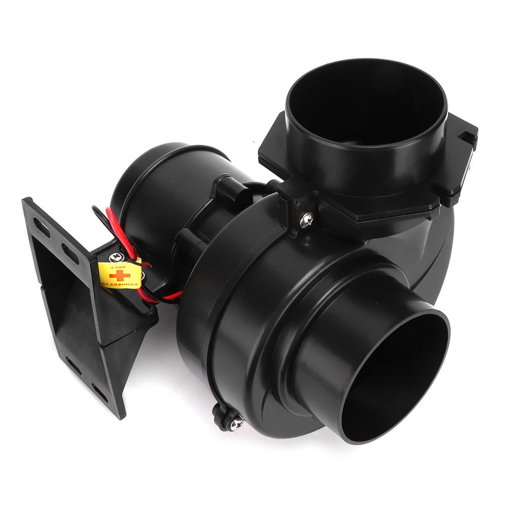 Вентилятор для трюма DC 130CFM Черный Коррозионностойкий ABS Вентиляция для Лодки Морского Транспорта Автобуса(12V )