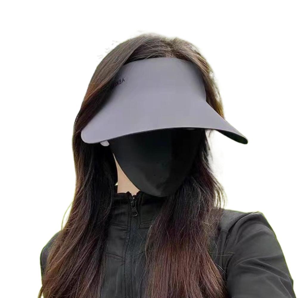Foldable Seamless Visor Cap Sun Protection Summer Sun Hat Simple Women Sun Hat  Outdoor Sport Cap