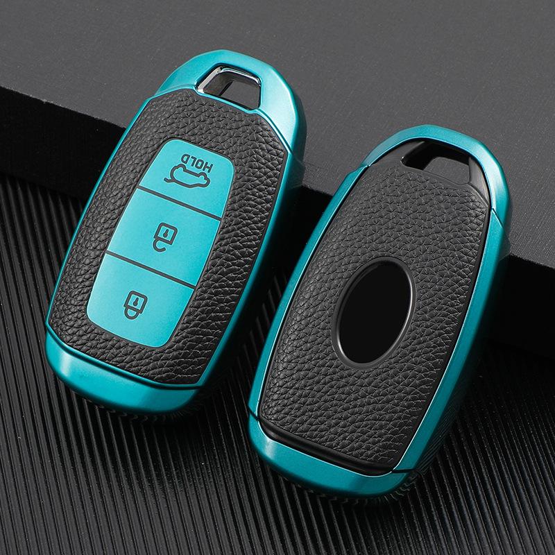 Кожаный чехол для ключей из ТПУ для Hyundai I30 Ix35 Kona Encino Solaris Azera Grandeur Ig Accent TM Palisade Santa Fe