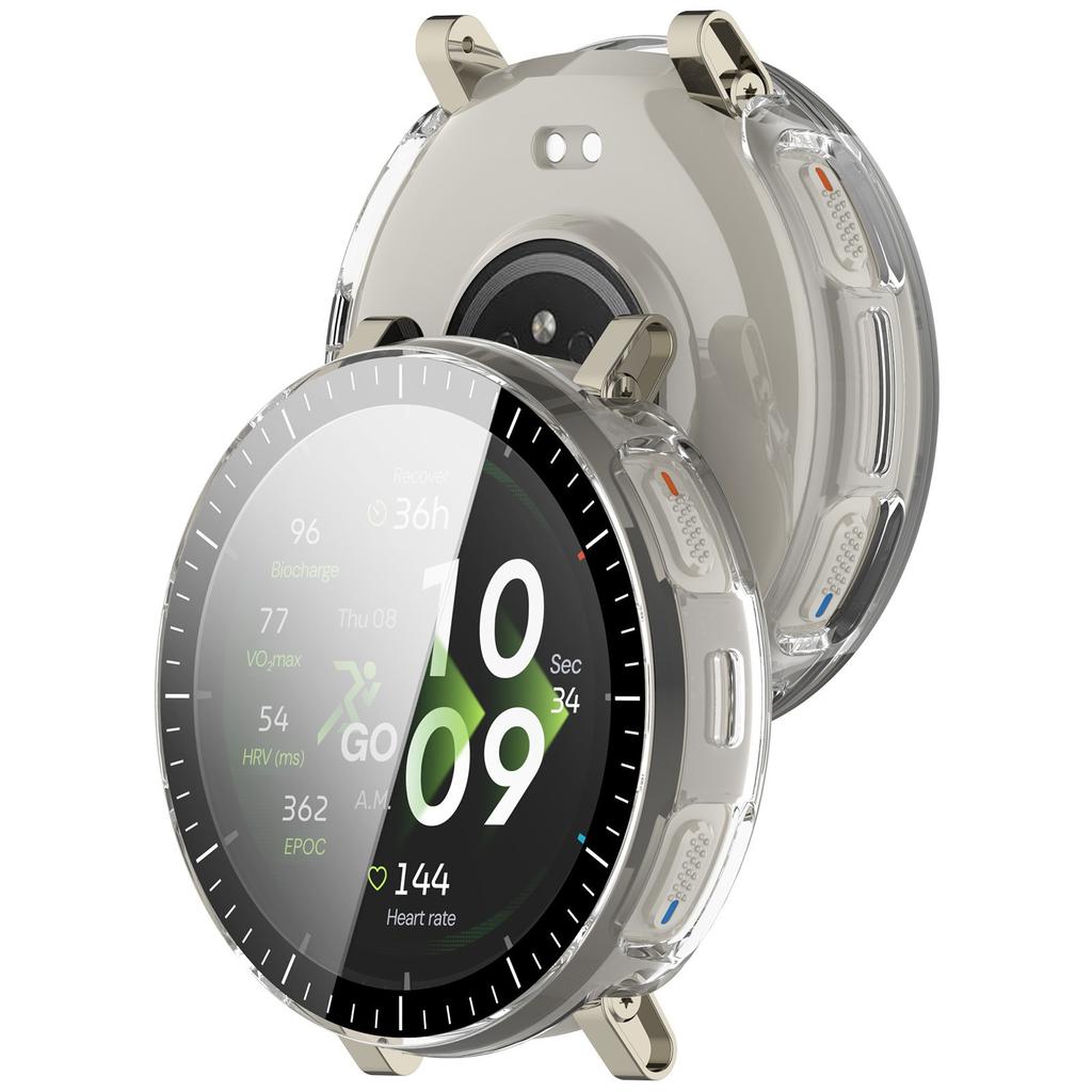 Для Amazfit Active 3 Премиальное закаленное стекло+ПК Чехол Защита экрана от царапин Бампер Для Amazfit Active 3 Аксессуары-оболочка
