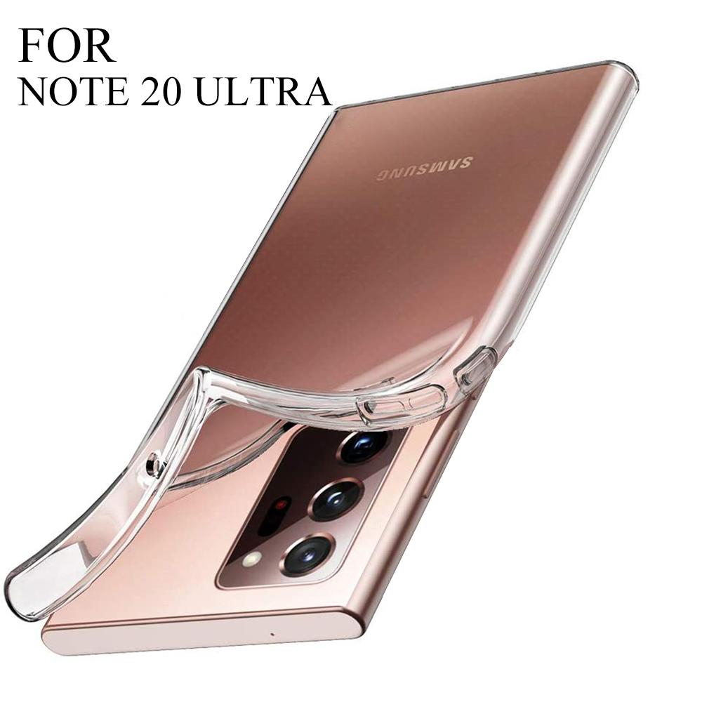 Ультратонкий прозрачный силиконовый чехол для Samsung Galaxy S23 S22 S21 S20 Ultra Plus FE Чехол для Samsung Note 10 Plus 20 Ultra Funda