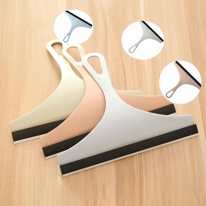 1 бытовой стеклоочиститель, t-образный мягкий резиновый скребок для мытья окон, для ванной комнаты, плитки, пола, чистки зеркал, ручной скребок