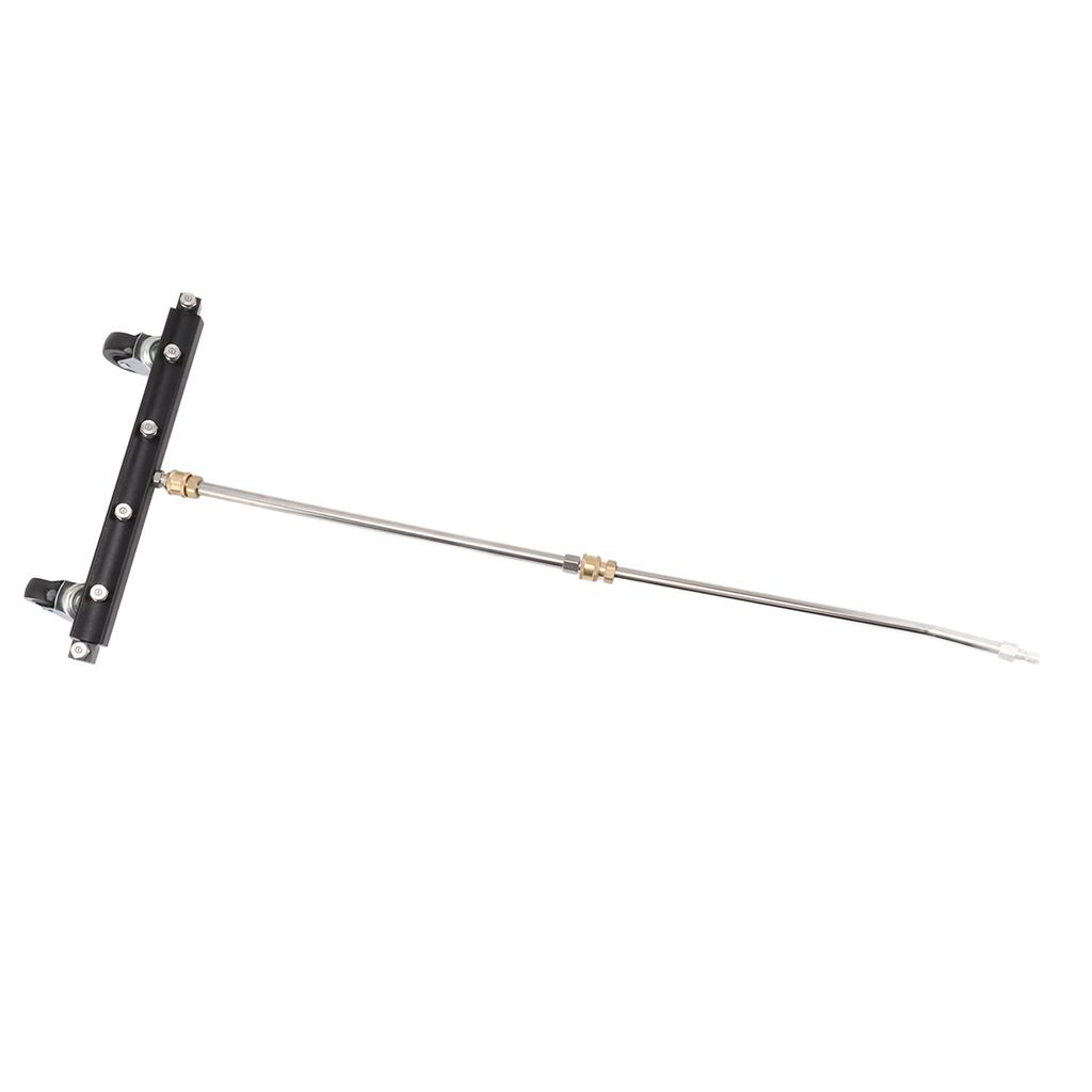 Мойка высокого давления для чистки днища с 6 насадками, 2 удлинительными трубками, щетка для мытья под автомобилем