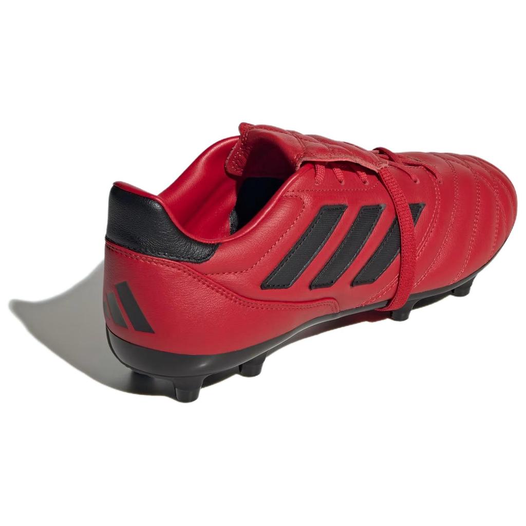 Adidas COPA GLORO Comfortable Firm Ground Slip Resistant Abrasion Resistant Balance Soccer Shoes Black Red IE7538