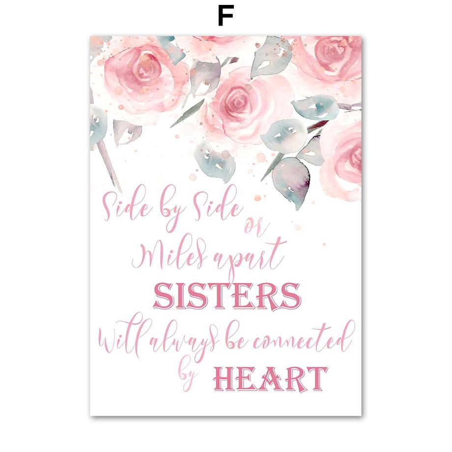 Розовая принцесса, бабочка, единорог, корона, имя на заказ, настенное искусство, холст, живопись, постеры и принты, фотографии для девочек, декор для детской комнаты